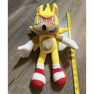 Sonic the Hedgehog Fleetway Super Sonic Stuffed Animal Plush Toy HTF Rare